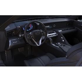 Interior Lexus car 3D model
